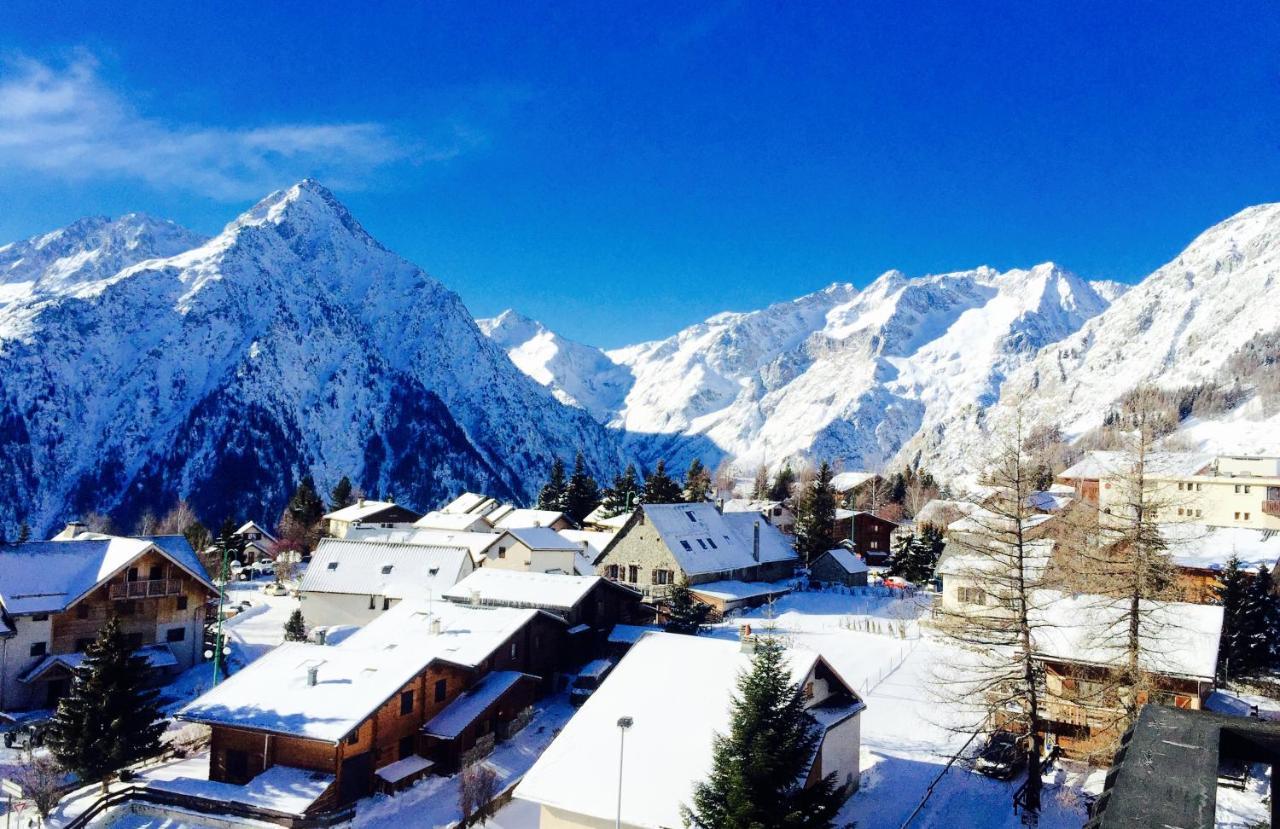 Pied De Piste A 20 M Du Telesiege "Le Diable", Menage Inclus, Possible De Louer 2 Apparts, Vue Panoramique Les Deux Alpes Exterior foto